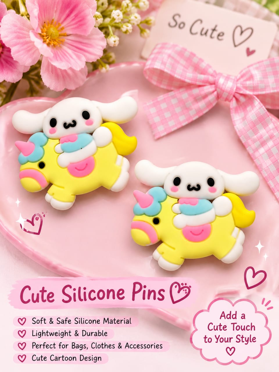 Yellow silicon pin